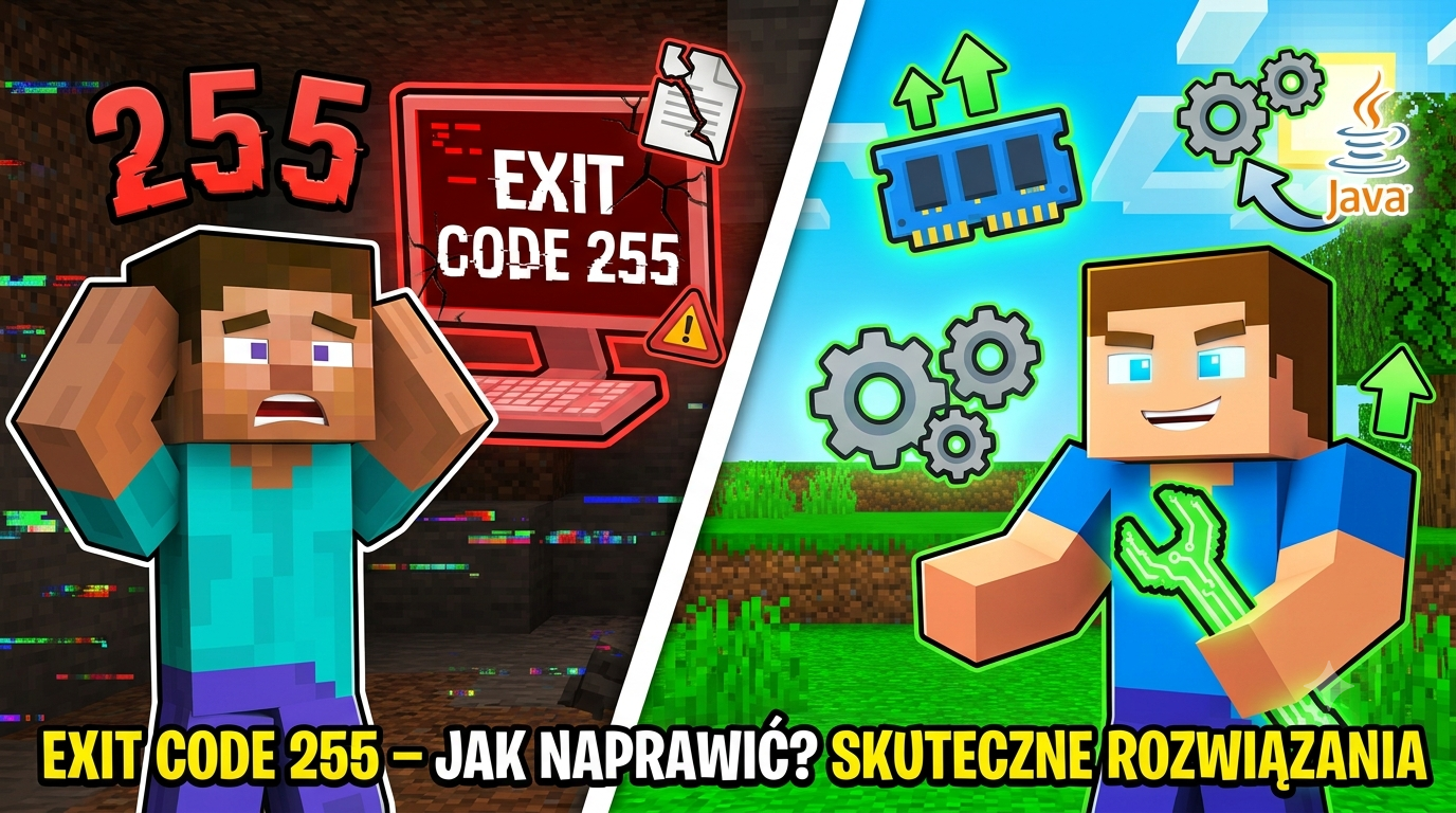 Exit Code 255 w Minecraft - skąd się bierze i jak go naprawić?