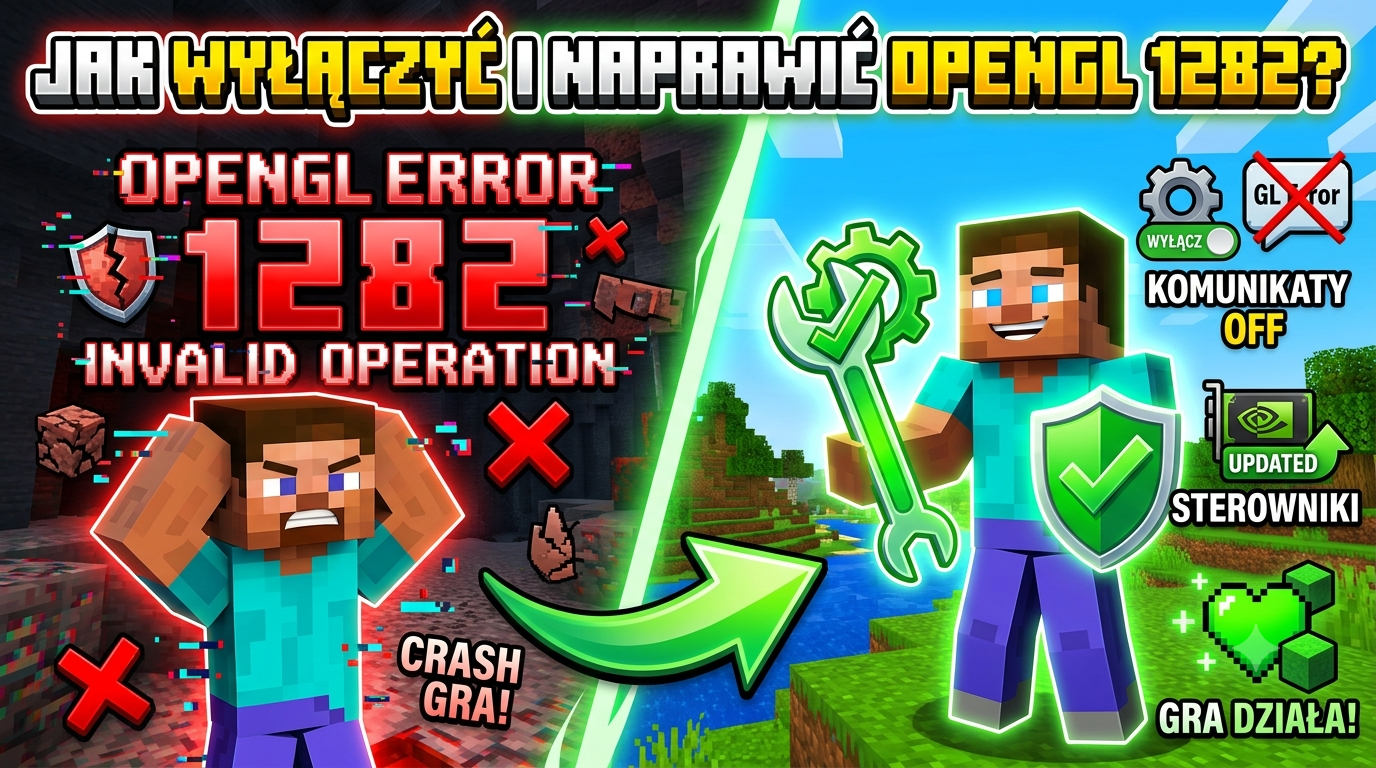 OpenGL Error 1282 - co zrobić, żeby gra znów działała?